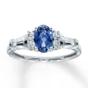 Jared Lab-Created Sapphire Ring Oval 10K White Gold- Sapphire.jpg